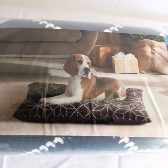 Vibrant Life Soft & Cozy Blue Pillow Pet Bed 27x36 Tufted Machine Washable NIP - Picture 7 of 16